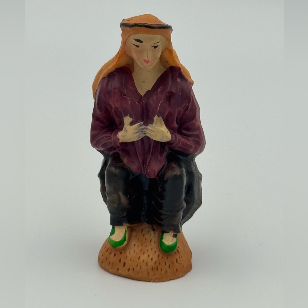 Caganer Nativity Figurine‎ Good Luck Catalan Christmas Figure Portugal 3”